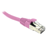 Pink CAT6A S/FTP Patch Lead